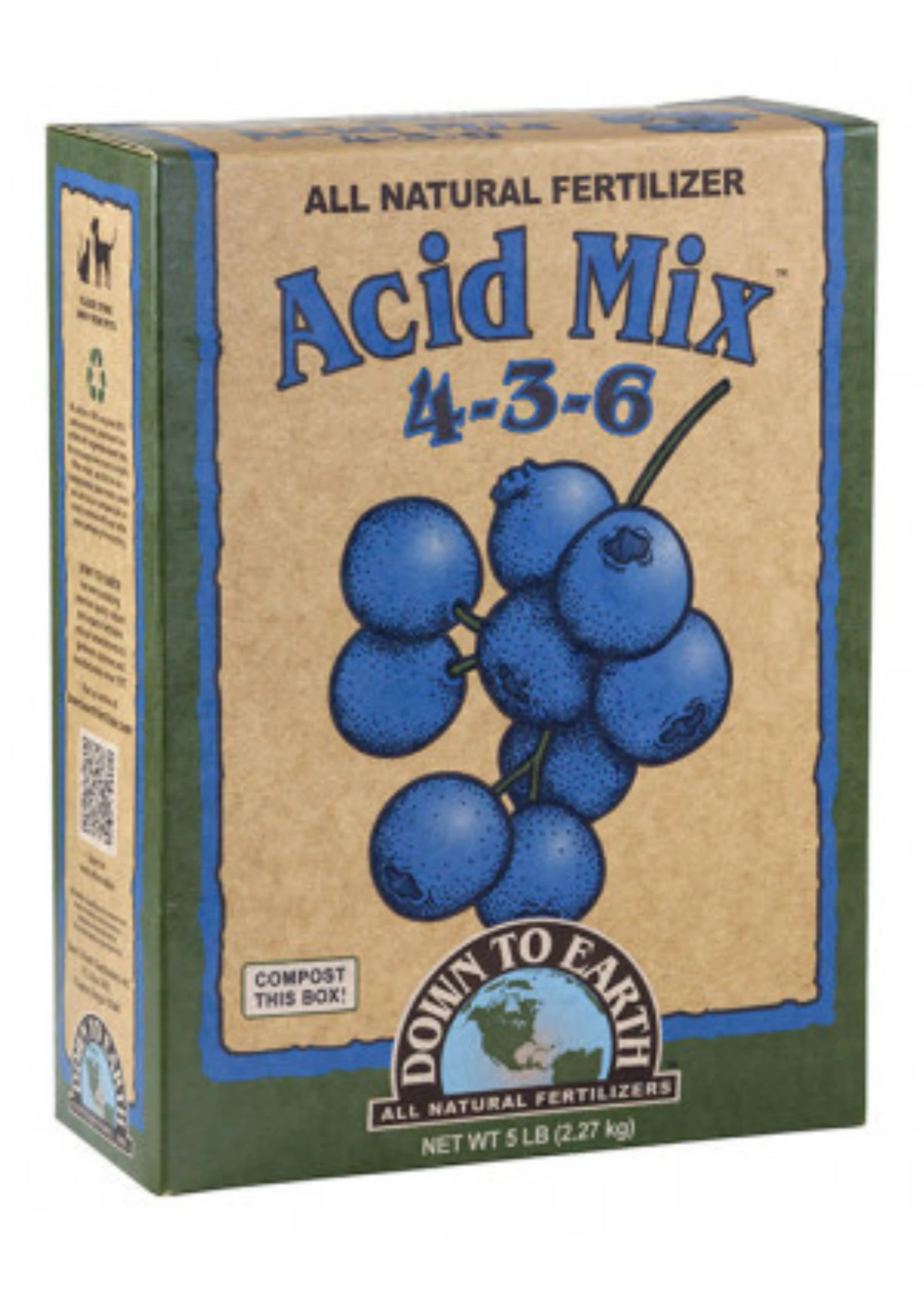 Acid Mix 4-3-6 All Natural Fertilizer Blend, 5lb