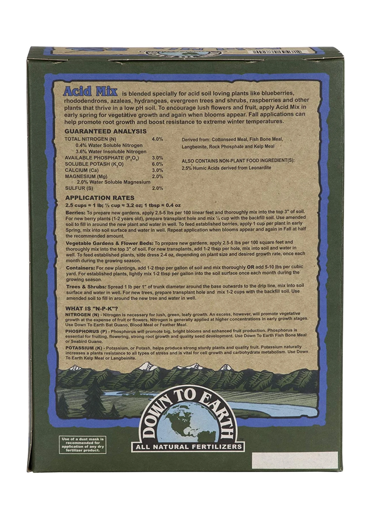 Acid Mix 4-3-6 All Natural Fertilizer Blend, 5lb - Image 4